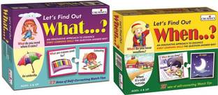 CREATIVE'S "Let's Find out- What?" + "Let's Find out- When?"
