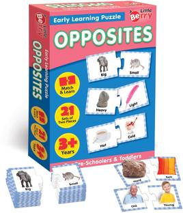 Little Berry Opposites Early Learning Puzzle Game for Kids 2+ Years - Fun & Educational Toy
