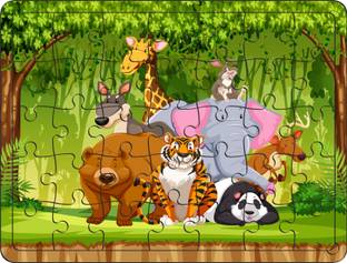 Craftick Jigsaw Puzzle for Kids Set of 1 Multicolor Aquarium.