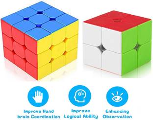 AZEENA 3x3 For Kids & Adults, Set Of 2 2 Pieces