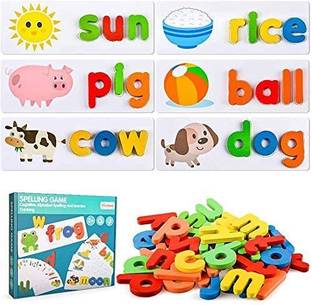TRU TOYS Spelling Games Word Matching Letter Puzzles Toddler Toys