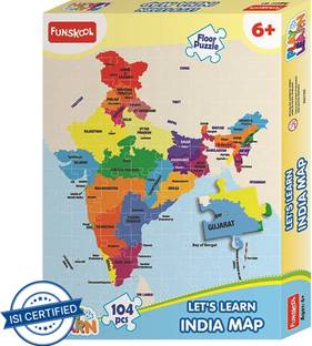 FUNSKOOL India Map Puzzles Learning Game