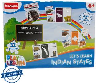 FUNSKOOL Play & Learn LETS LEARN INDIAN STATES PZL -