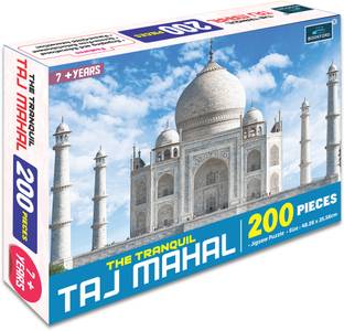 BOOKFORD The Tranquil Taj Mahal Jigsaw Puzzle Game & Fun and Learning