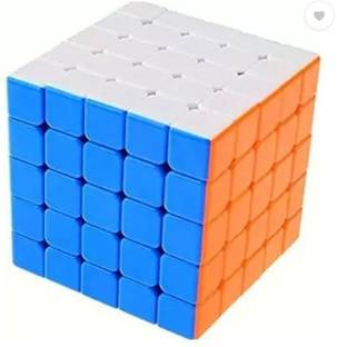 Intelligent High Speed 5x5 Rubix Cube Stickerless Puzzle Smooth Magic Cube 965