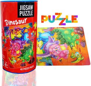 URBANE CHIC Dinosaur jigsaw Puzzle Game for Kids Learn and Play Age of 5-12 Years Old