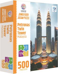 Ratnas Petronas Twin Tower (1566) Jumbo Jigsaw Puzzle