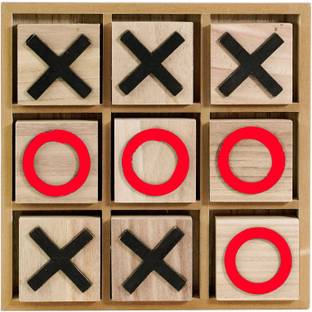 SHALAFI Zero Kata Puzzle Tic Tac Toe Board Game for Kids Zero&Cross Puzzle X & O Blocks