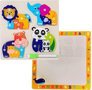 Birthday Popper Wooden Jigsaw Baby Puzzles | Model A | Learning Activities Toys