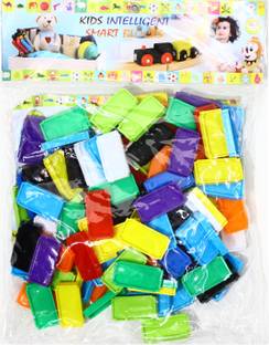 RutuFF Dominno Block Game Educational Building Smart Non Toxic