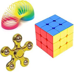 KAARPAAGAA INC RUBIC Cubes 3x3 Rainbow Rings Pack Of