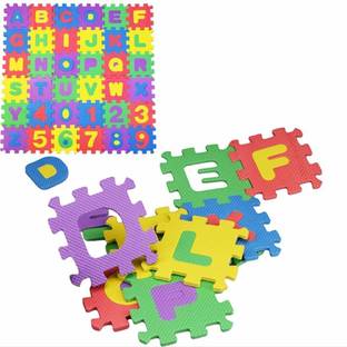 Giftzadda Mini Alphabet Blocks Puzzle Foam ABCD Mat for Kids/ Learning Mat