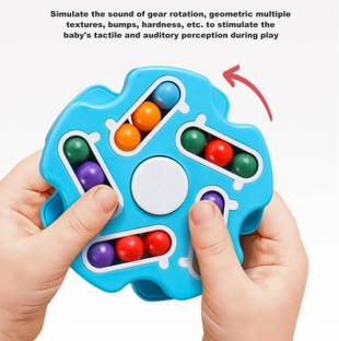Globular IQ Ball Spinning Magic Bean Spinner Toy Rotating Finger tip Top Toy