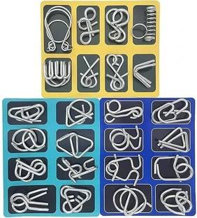 CrazyBuy METAL PUZZLE PACK OF 3