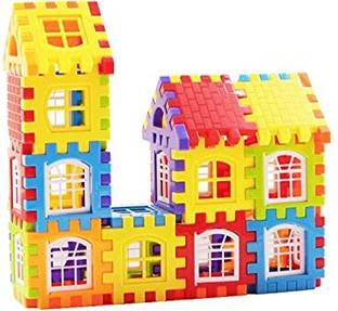 GREEN WAY Building Block Toy for Kids, Age 2 to 5, 50 Piece (Multicolour)