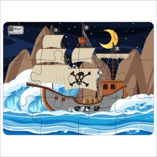 ABYZ SHIP IN DANGER Wooden Jumbo Floor Puzzle - Ages 3 and Above