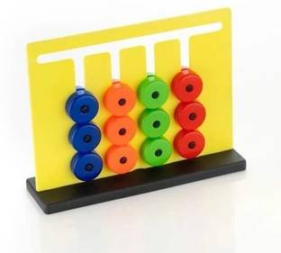 sopkraft Montessori Slide Puzzles - Brain Game for Kids - 3 4 5 Year Baby Activity Toys