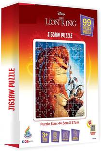 zokato Lion King Jigsaw Puzzle - 99 Pieces