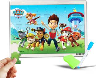 Wembley Paw Patrol - 4 in 1 Jigsaw Magnetic Puzzle for Kids 3+ Years Educational Fun