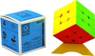 HASTiKA Cube 3x3 High Speed Magnetic Stickerless Speed Cubes Puzzle 3 by 3
