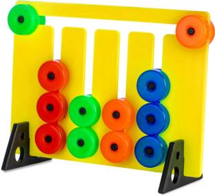 TheRichJD Learning Colour And Pattern Matching Montessori Slide Puzzle Game For Kids