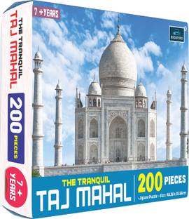 BOOKFORD The Tranquil Taj Mahal Jigsaw Puzzle Game & Fun and Learning