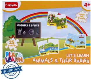 FUNSKOOL Puzzle Animals & Their Babies