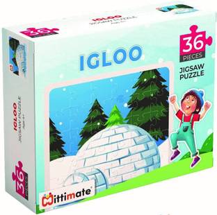 Mittimate Igloo House Jigsaw Puzzle for Kids Age 4-6 I Puzzle Toy I Birthday Gift for kids