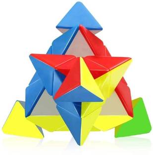 Mogli Toys Pyramid Cube 3X3X3 High Speed Professional Cube,Kids and Professionals