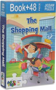 advit toys The Shopping Mall -Jigsaw Puzzle (48 Piece + Educational Fun Fact Book Inside)