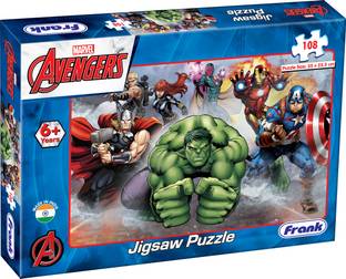 Frank Marvel Avengers Jigsaw Puzzle for Kids Above 6+ Years