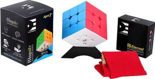 D ETERNAL Magnity 3M Cube 3x3 High Speed Stickerless Magic Puzzle