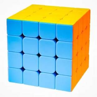 Globular High Speed Cube 4x4x4 Stickerless Puzzle For 14 Years And Up, Pack Of 1