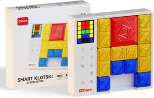 Cuberkart QiYi Smart Klotski Puzzle for Kids, Magnetic Sliding Block Game with App Support