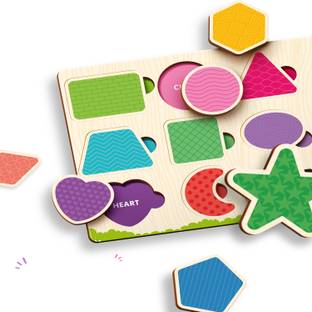 FIRSTCRY INTELLISKILLS Hide N Seek Shapes Tray - 12
