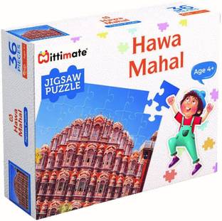 Mittimate Hawa Mahal Jigsaw Puzzle for Kids Age 4-6 I 36 Pieces Puzzle Toy I Birthday Gift