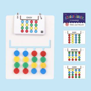 Zicoto Slide Puzzle - Color & Pattern Matching Learning Toys for Kids 4-8 Years
