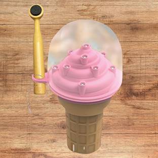 PlayMagic 2-in-1 Sweet Treats Magnetic Ball Drop Game|Pickup andDrop|ConeShape withStorage