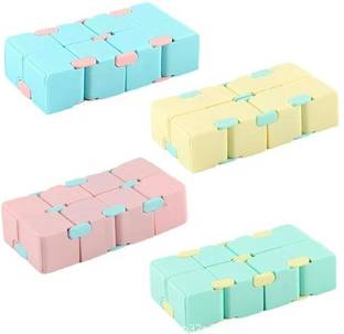 CountryLink Cube Fidget Stress Relieving Fidgeting Game for Kids&Adults(Multicolor)