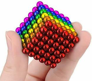 JR CLUB Magnetic Balls Toys Sculpture Building Magnet Cube Toy Stress Relief (216 balls)