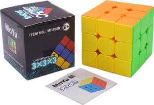 हॉकिस्टर MoYu Meilong 3x3 Speed Cube Stickerless Cubing Classroom 3x3x3 Magic Puzzle