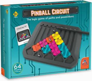 ARIZON Marble Circuit Logic Game -Puzzle with 64 Challenges & 24 Pieces Gift for Kids