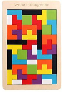 Ji And Ja Wooden Intelligence Puzzle Tetris Jigsaw Puzzle Game Educational Brain Games
