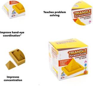 zokato triangle Pyramid puzzle challenging to solve. Solve it (MULTICOLOR)
