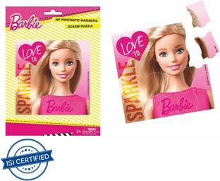 BARBIE Magnetic Jigsaw Puzzle cum Fridge Magnet