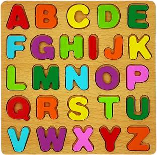 Johnnie Boy 3D wooden capital alphabet puzzles for children