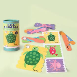 FIRSTCRY INTELLISKILLS Sea Animals Stick Puzzles -