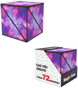 Craveon Shape Shifting Magic Cube 3D Magnetic Puzzle Stress Relief Fidget Toy 70+ Shapes