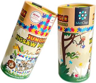 MetClap Jungle Puzzle - Fun & Educational Interactive Game for Kids