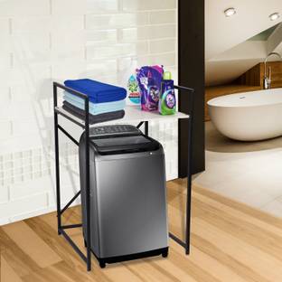 HOMIFY HOMIFY Washing Machine Shelf Standing Rack Stand Multipurpose Bathroom Organizer Iron, MDF (Medium Density Fiber) Wall Shelf